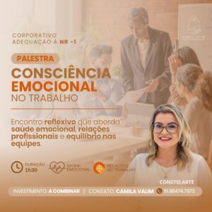 Palestra – Consciência emocional no trabalho